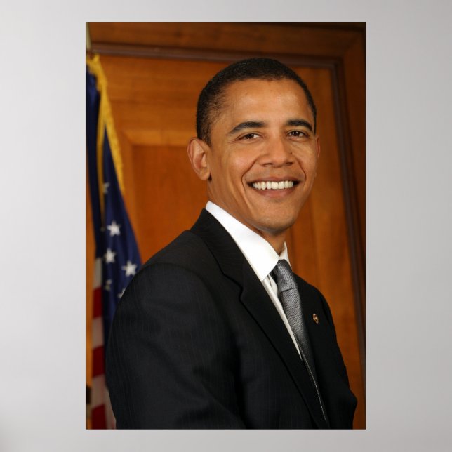 Affiches Portrait officiel de Barack Obama (Devant)