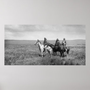 Affiches Portrait Vintage amérindien