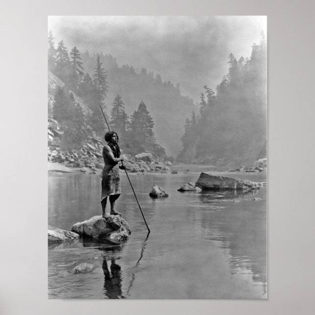 Affiches Portrait Vintage amérindien (Devant)