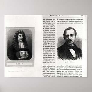 Affiches Portraits de Denis Papin et d'Etienne Lenoir