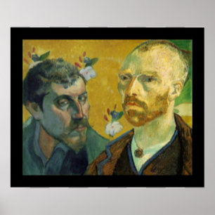Affiches Portraits de Paul Gauguin et Vincent van Gogh