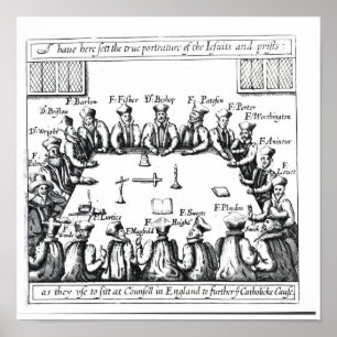 Affiches Portraits des Jésuites et des prêtres