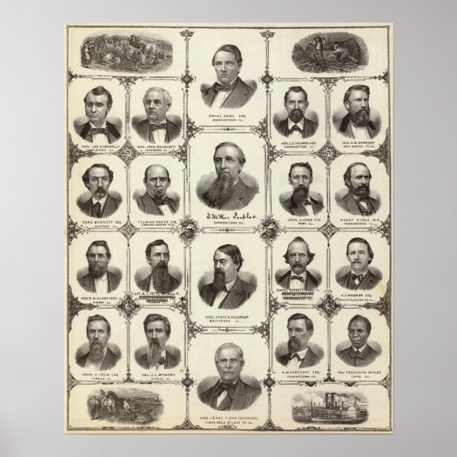 Affiches Portraits d'Orval Pool, J McKee Peeples (Devant)