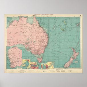 Affiches Ports australiens, Nouvelle-Zélande