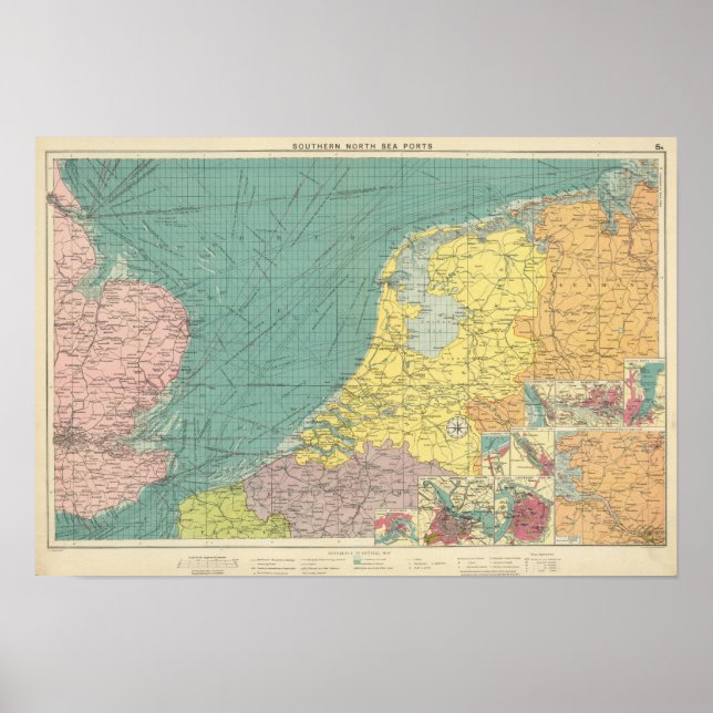 Affiches Ports maritimes d'Angleterre (Devant)