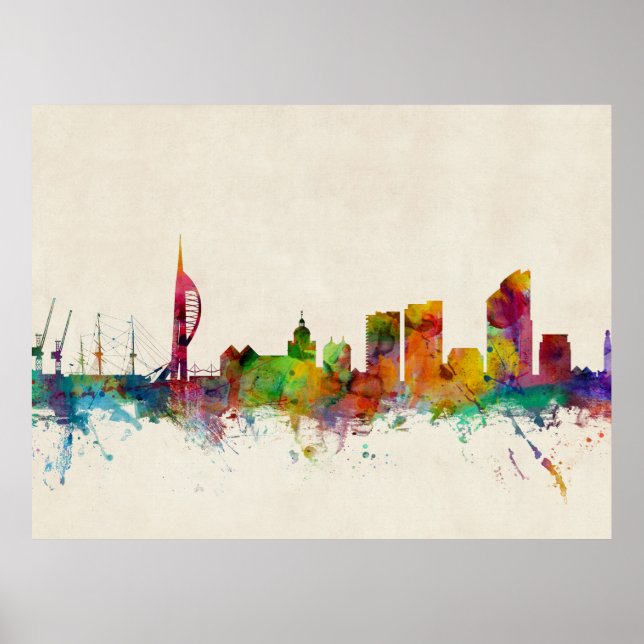 Affiches Portsmouth England (Devant)