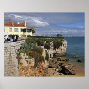 Affiches Portugal, Cascais. Praia da Rainha, une plage en 2