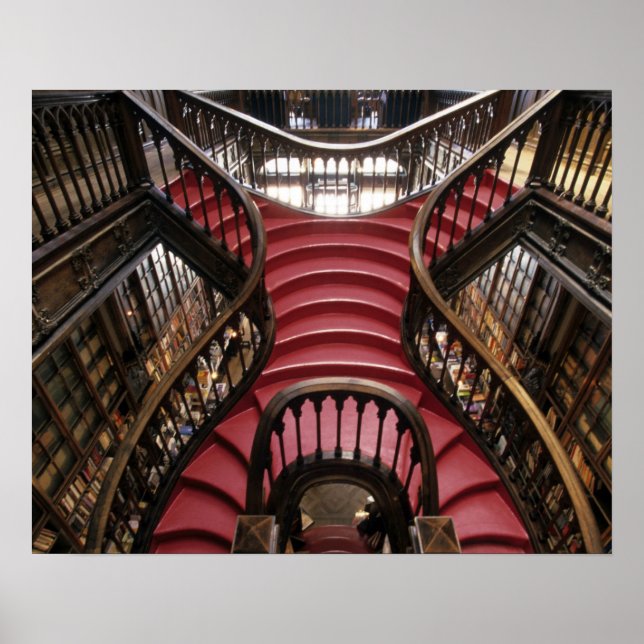 Affiches Portugal, Porto. Escaliers historiques (Devant)