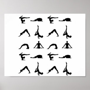 Affiches Poses de yoga