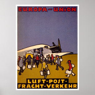 Affiches Poste Luft Union européenne