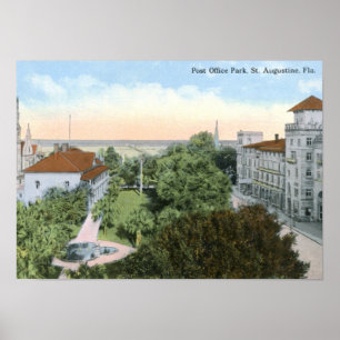 Affiches Poste Park, St. Augustine FL Vintage