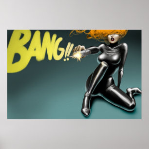 Affiches POSTER/CANVAS IMPRIMER ・ Mon bébé m'a abattu