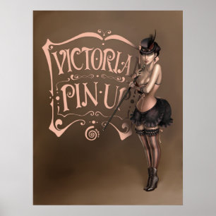 Affiches POSTER/CANVAS IMPRIMER ・ pinceau victorien
