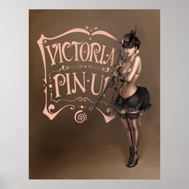 Affiches POSTER/CANVAS IMPRIMER ・ pinceau victorien (Devant)