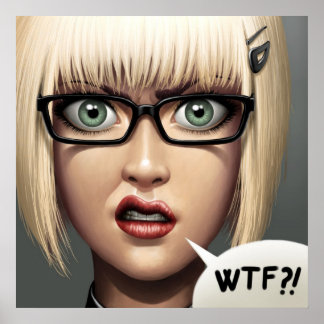 Affiches POSTER/CANVAS IMPRIMER ・ wtf? !