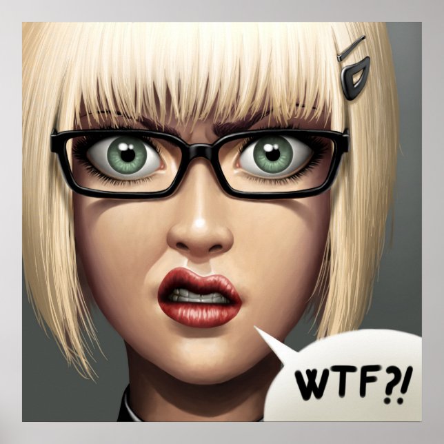 Affiches POSTER/CANVAS IMPRIMER ・ wtf? ! (Devant)