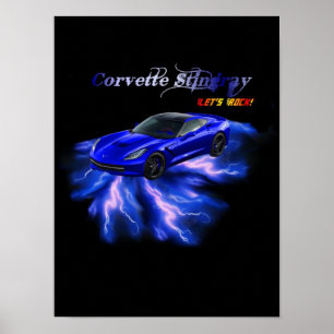 Affiches Poster: Chevy Corvette