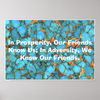 Affiches "Poster chinois des mots de sagesse"