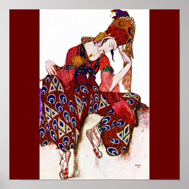 Affiches Poster-Fashion Art-Bakst 2 (Devant)