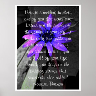 Affiches Poster, Grand tournesol avec gouttes de pluie Insp