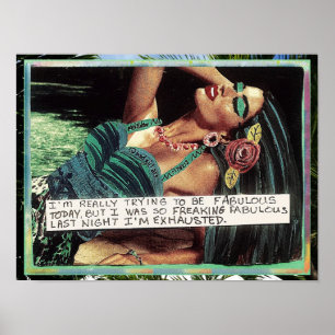 AFFICHES POSTER-IM ESSAYANT VRAIMENT D'ÊTRE FABULEUX