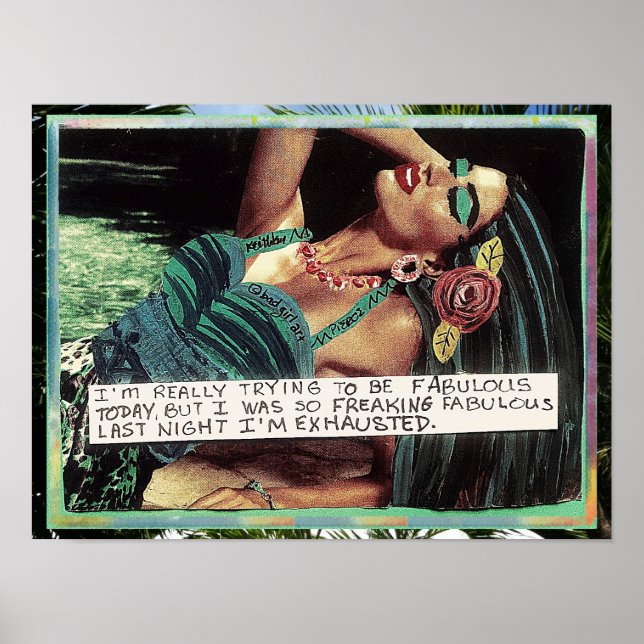 AFFICHES POSTER-IM VRAIMENT ESSAYER D'ÊTRE FABULEUX AUJOURD (Devant)