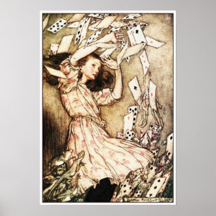 Affiches Poster/Impression : Alice & Pack de Cartes