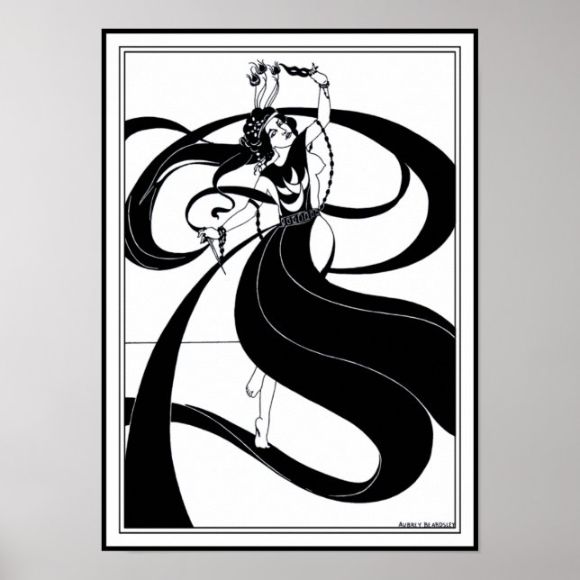 Affiches Poster/Impression : Beardsley Illustration (Devant)