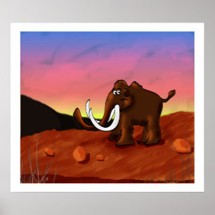Affiches Poster/Impression de mammouth laineux