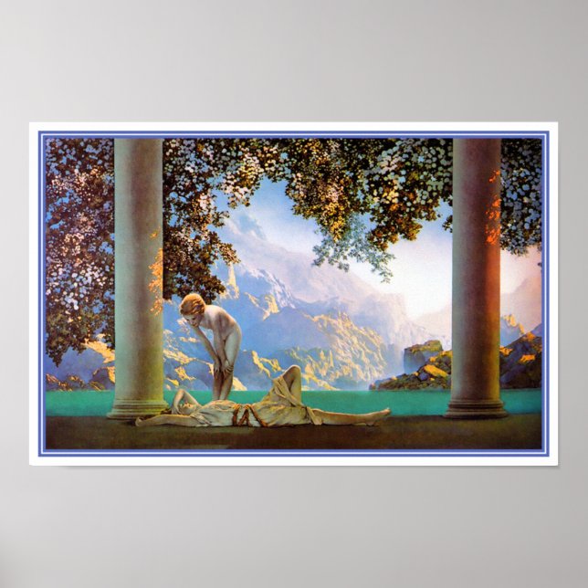 Affiches Poster/Imprimer : Daybreak - Maxfield Parrish (Devant)