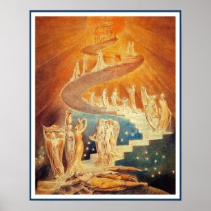 Affiches Poster/Imprimer : échelle de Jacob - William Blake
