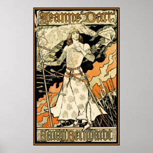 Affiches Poster/Imprimer : Jeanne d'Arc, Sarah Bernhardt