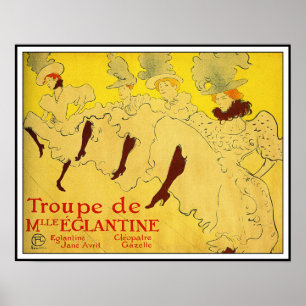 Affiches Poster/Imprimer : Lautrec - Troupe de Mlle Eglanti