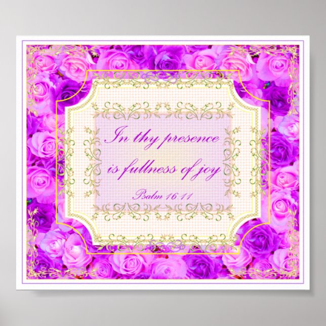 Affiches Poster/Imprimer le texte de la Bible (Devant)