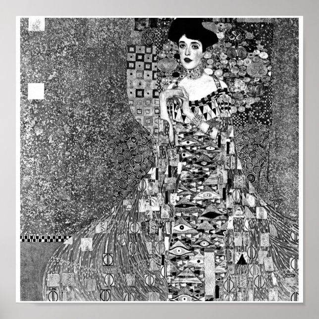 Affiches Poster-Monochrome-Klimt (Devant)