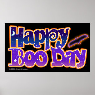 Affiches Poster, toile - HAPPY BOO DAY - Halloween