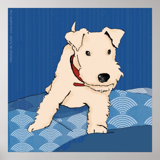 Affiches Póster Turrón sobre la cama (Devant)