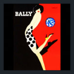 Affiches Poster-Vintage voyage-Bally<br><div class="desc">Affiche de voyage Vintage-Bally</div>