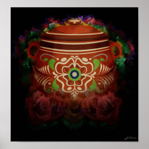 Affiches Pot de haricot mexicain