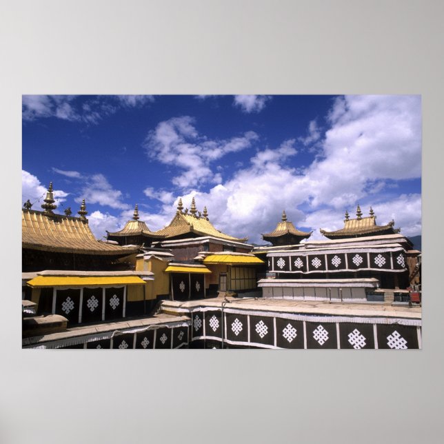 Affiches Potala Palace inside with steeples at the home (Devant)