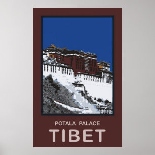Affiches Potala Palace Lhasa Tibet