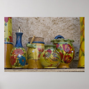 Affiches Poterie, Moustiers-Sainte-Marie, Provence,