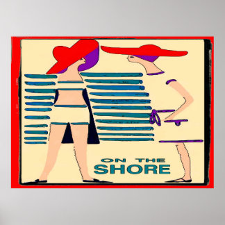 Affiches Potins sur l'Abstraite Jersey Shore