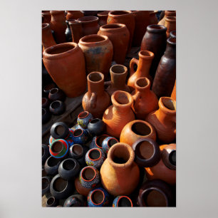 Affiches Pots en argile, Hazyview, Mpumalanga, Afrique du S