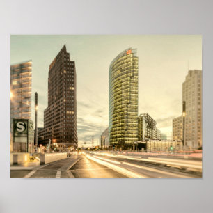 Affiches Potsdamer Platz à Berlin, Allemagne