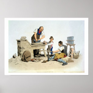 Affiches Potters, from 'Costume of Great Britain', publishe