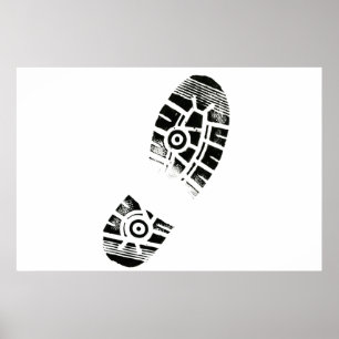 Affiches Pouce Imprime Pied Art Chaussure Sole