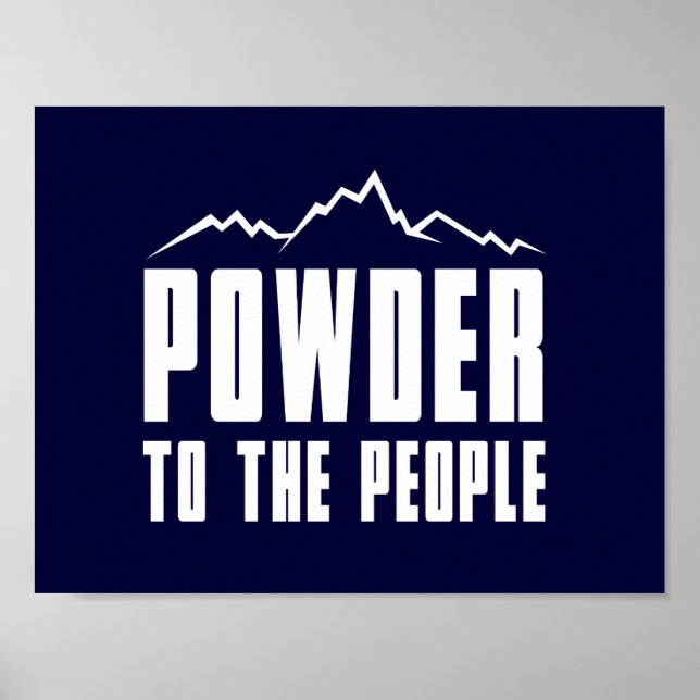 Affiches Poudre au peuple (Devant)