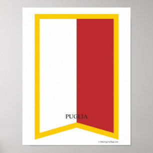 Affiches Pouilles Italie Région Crest Art Imprimer