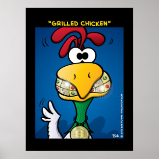 Affiches "poulet grillé"